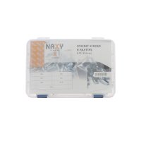 Coffret assortiment écrous à oreilles 440 pièces M3/M12