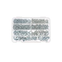 Coffret assortiment écrous à oreilles 440 pièces M3/M12