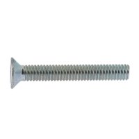Vis métaux tête fraisée fendue DIN963 ZINC blanc
