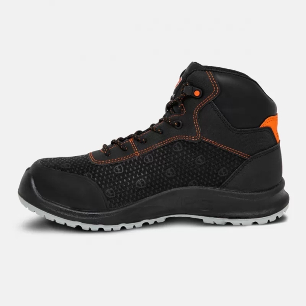 Chaussures de sécurité rando hautes S3S noires