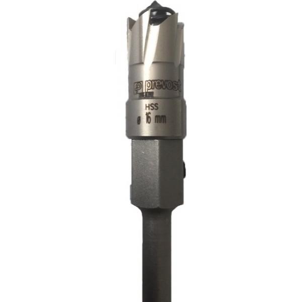 Scie cloches Ø16mm pour perçage de tubes Ø25-32mm