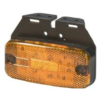 Feu de position lateral orange à led equerre 90° 10-30V