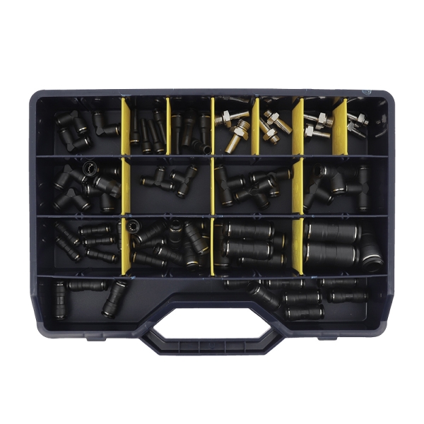 Coffret raccords rapides 68 pièces