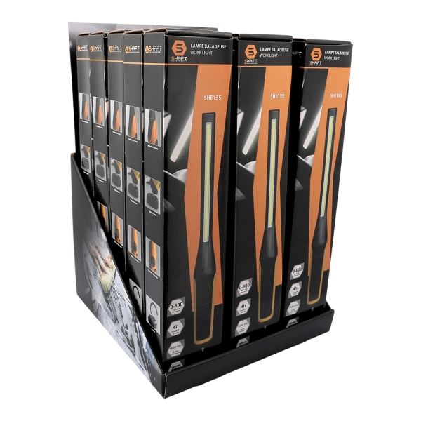 Lot de 15 baladeuses avec variateur magnétique RE avec présentoir