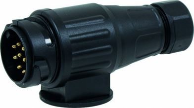 Fiche plastique prise 13 poles 12V