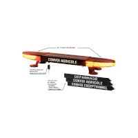 Lampe de signalisation LED magnétique rechargeable