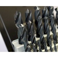 Coffret  de 25 forets HSS exécution noirs et laminés Ø 1 à 13 mm BLACK DRILL