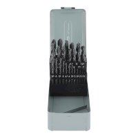 Coffret  de 25 forets HSS exécution noirs et laminés Ø 1 à 13 mm BLACK DRILL