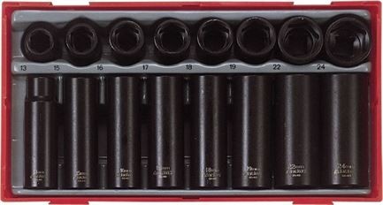 Module de douilles à choc 1/2'' 16 pièces