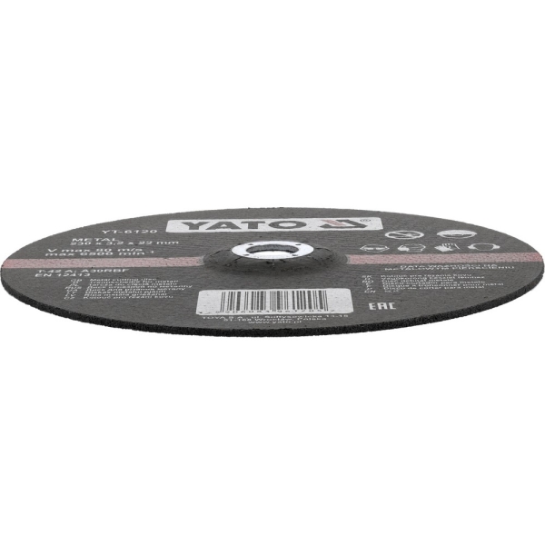 Disque à tronçonner métal moyeu déporté Ø230x3,2mm