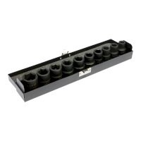 Jeu de douilles à choc 1/2" 10 pièces